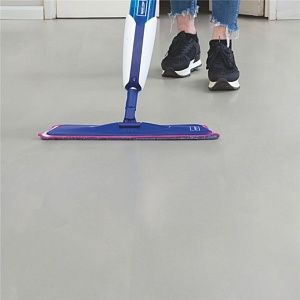 Плитка ПВХ Quick Step Livyn Ambient Click Шлифованный бетон светло-серый AMCL40139 фото 6 | FLOORDEALER